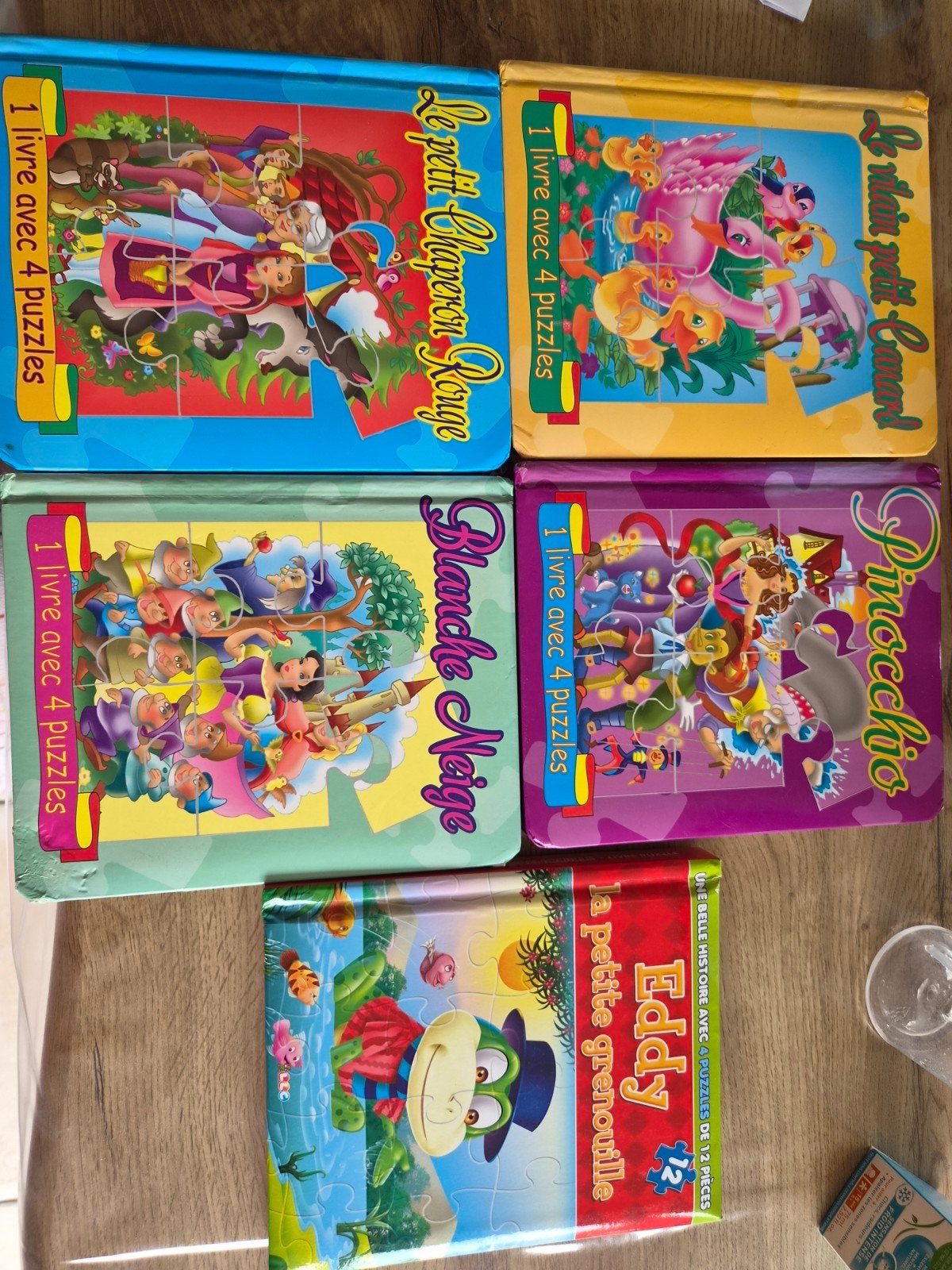 lot de 5 livres puzzle, Enlèvement, Utilisé