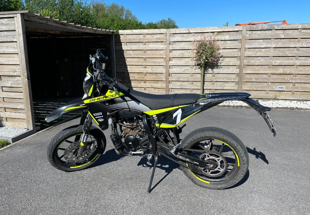 Sherco SM-R 50 Silver, 6 versnellingen, Gebruikt, 50 cc, Ophalen
