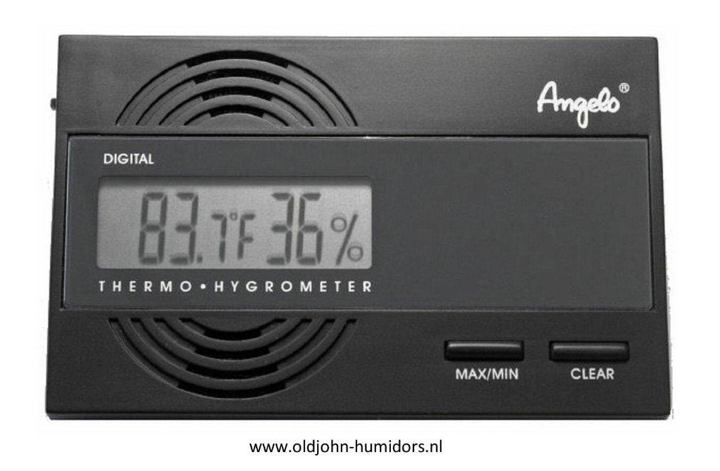 DIGITALE HYGROMETER (HUMIDOR) + TEMPERATUUR VAN ANGELO dhm01, Verzamelen, Rookartikelen, Aanstekers en Luciferdoosjes, Verzenden