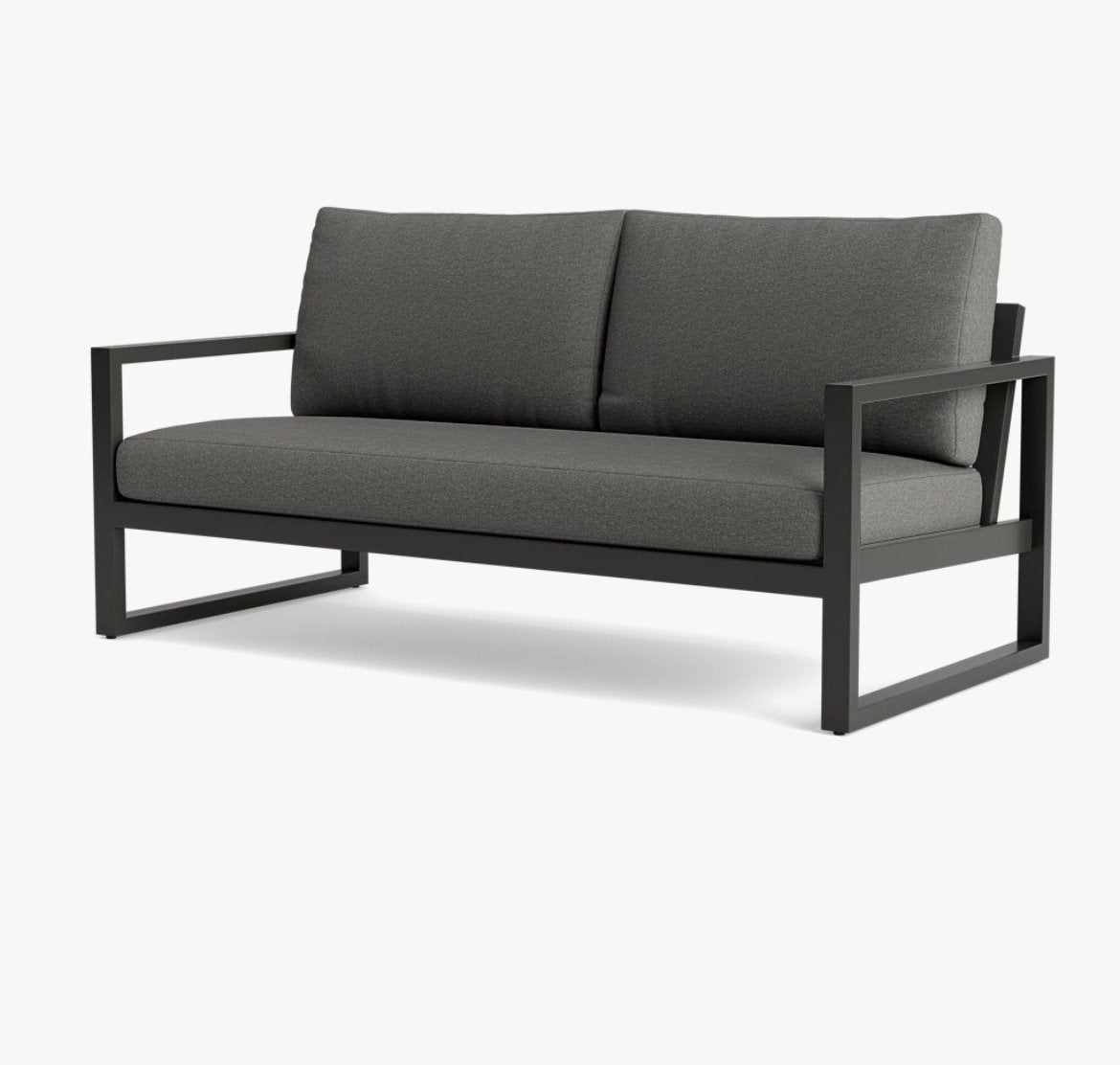 Loungebank uittrekbaar tot ligbank, Tuin en Terras, Ophalen, Gebruikt, Aluminium