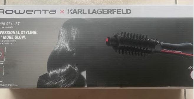 Haardroger met draaiende borstels - Rowenta Karl Lagerfeld, Elektronische apparatuur, Persoonlijke Verzorgingsapparatuur, Ophalen of Verzenden