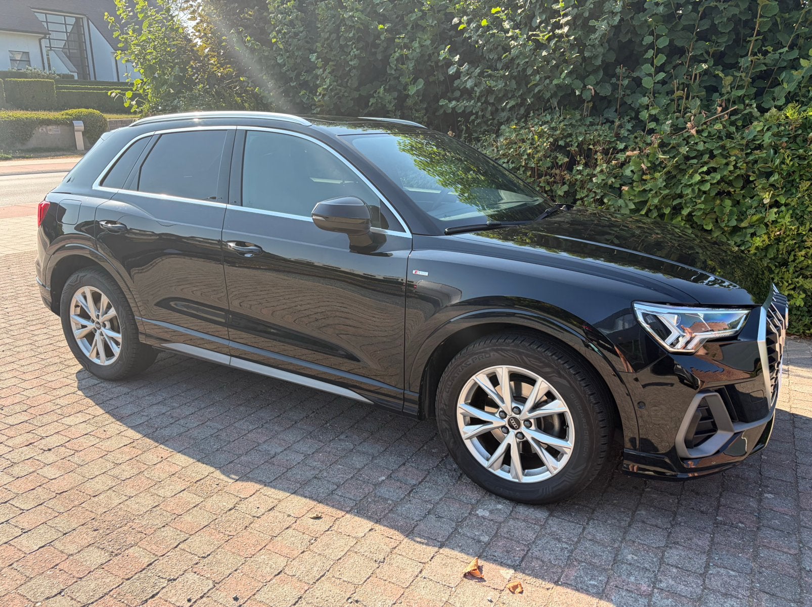 Audi Q3 te koop, Auto's, Audi, Zwart, Leder, Berline, 5 deurs