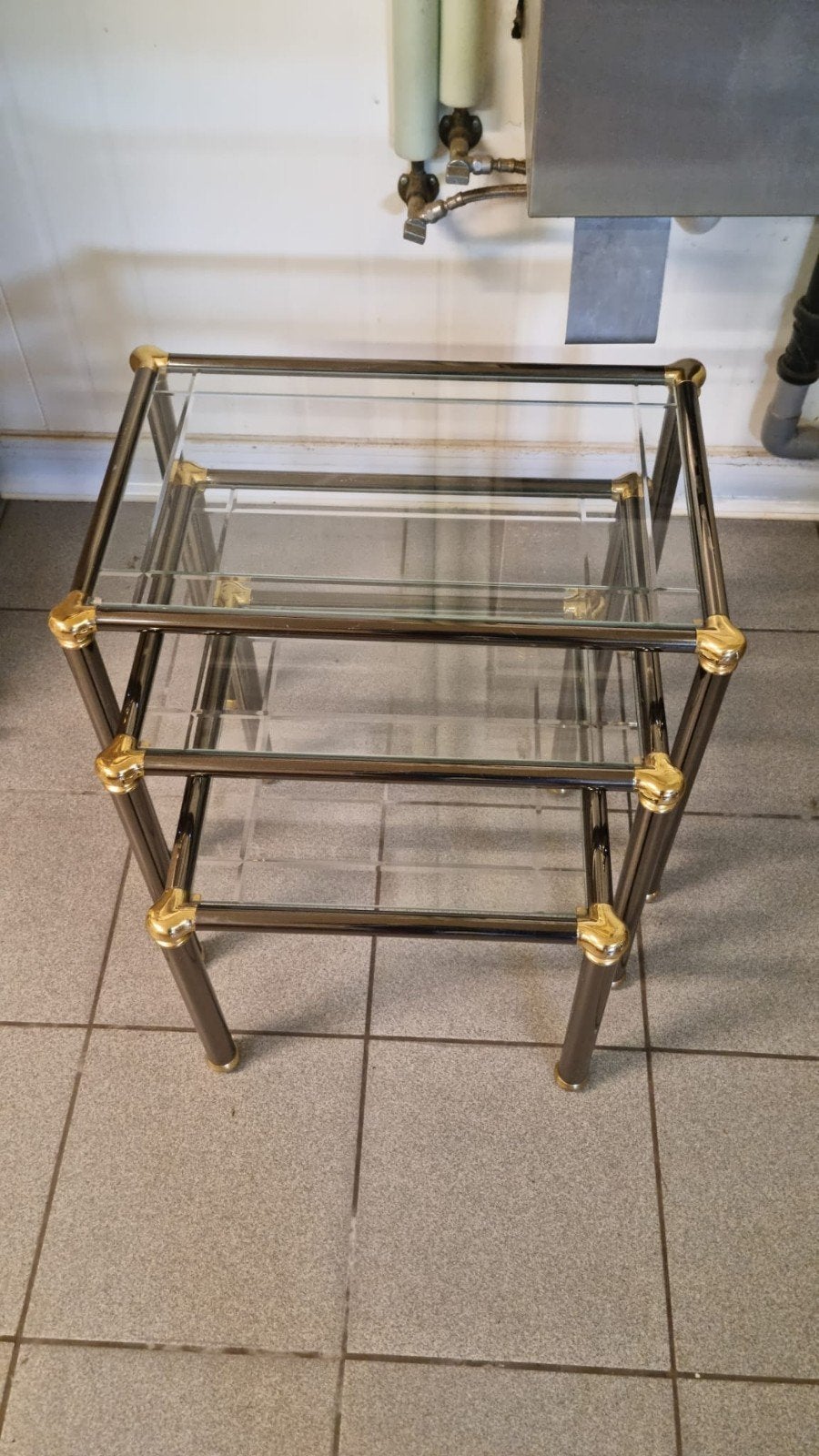 bijzettafel, Maison & Meubles, Armoires | Étagères à chaussures, Enlèvement, Comme neuf