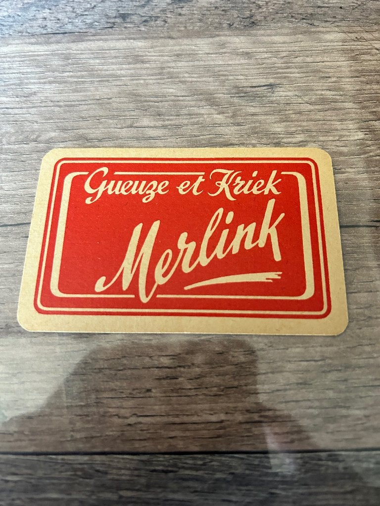1 speelkaart brouwerij merlink linkebeek, Enlèvement ou Envoi, Neuf, Carte(s) à jouer