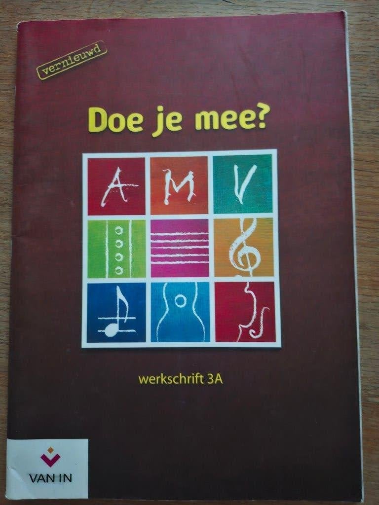 "Doe je mee?" Werkschrift 3A en 3B muziek, Boeken, Schoolboeken, Van In, Muziek, Overige niveaus, Ophalen
