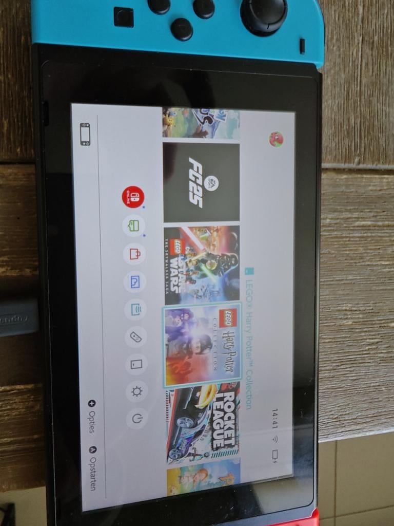 Nintendo switch, Ophalen
