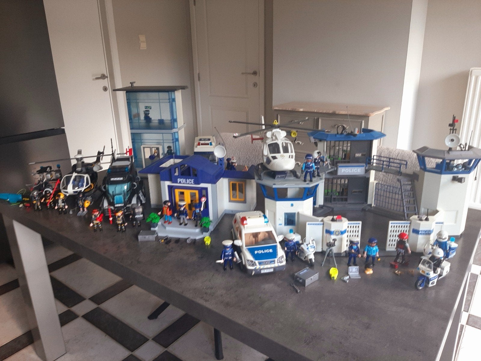 playmobil zeer uitgebreide set politie