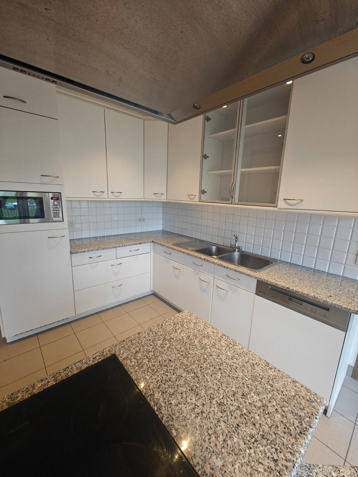 Complete keuken met apparaten, Huis en Inrichting, Ophalen, Gebruikt, Greeploos, Wit