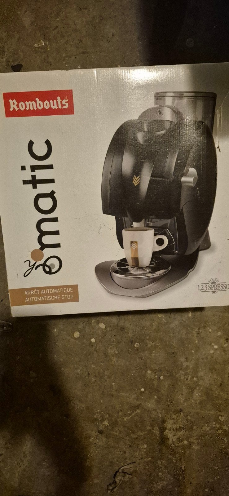 Rombouts Oh! Matic, Ophalen, Koffiemachine