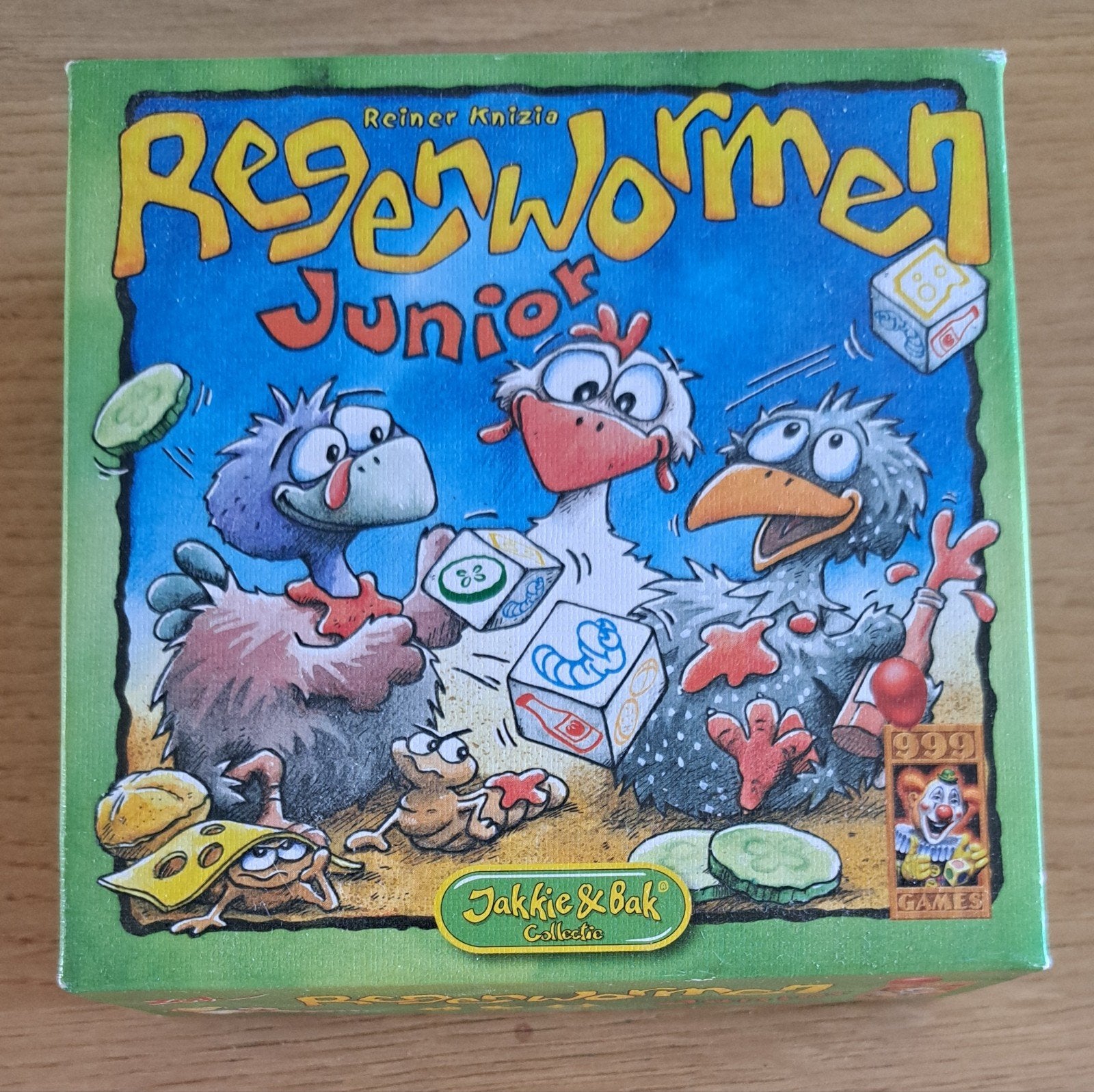 regenwormen junior, Ophalen
