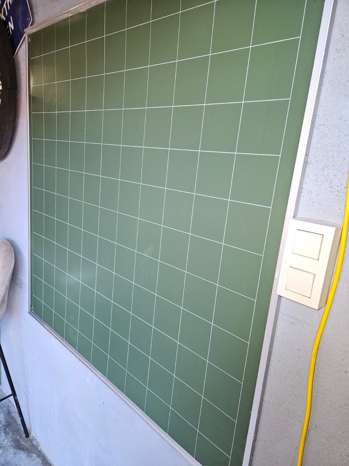 mooi schoolbord 1m20 x 1m20, Diversen, Ophalen, Gebruikt, Krijtbord