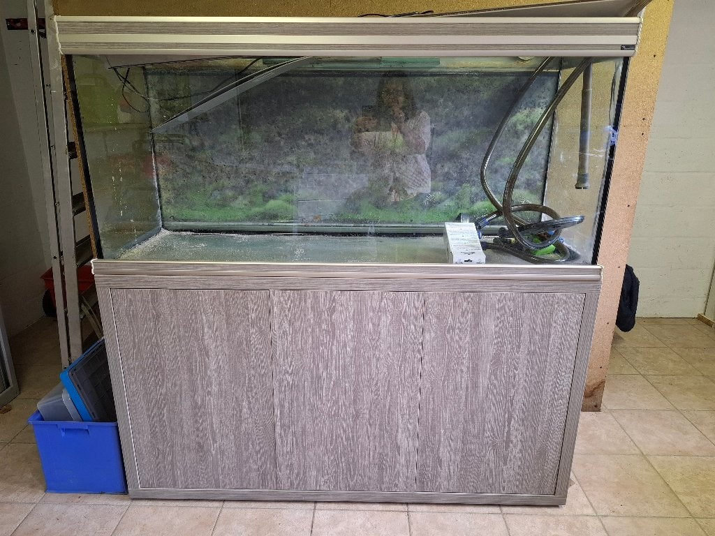Meubel met aquarium, Enlèvement, Pompe, Comme neuf, Filter