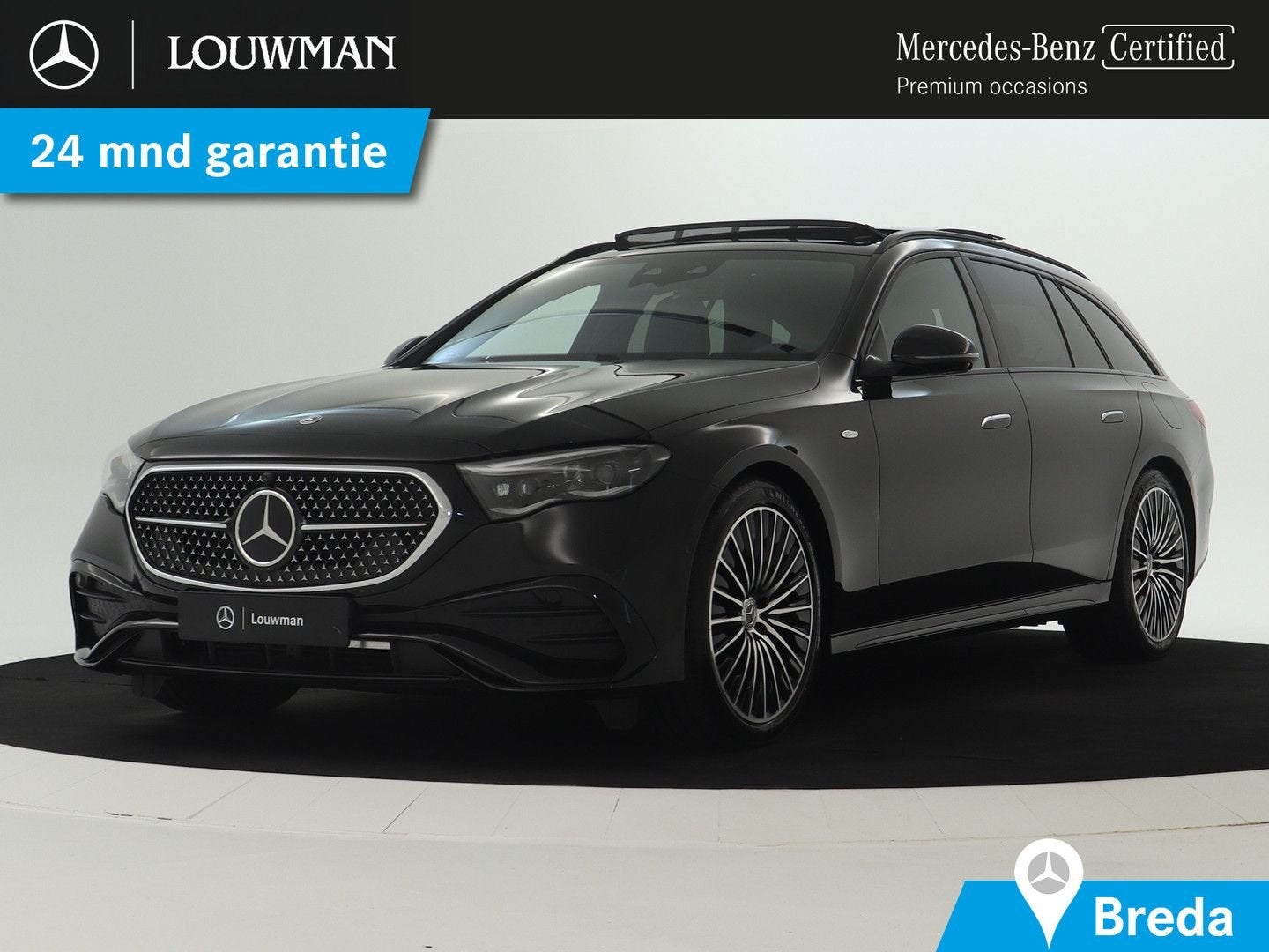 Mercedes-Benz E 300 Estate e Sport Edition | Trekhaak | Rija, Automaat, 15 g/km, Zwart, Zwart