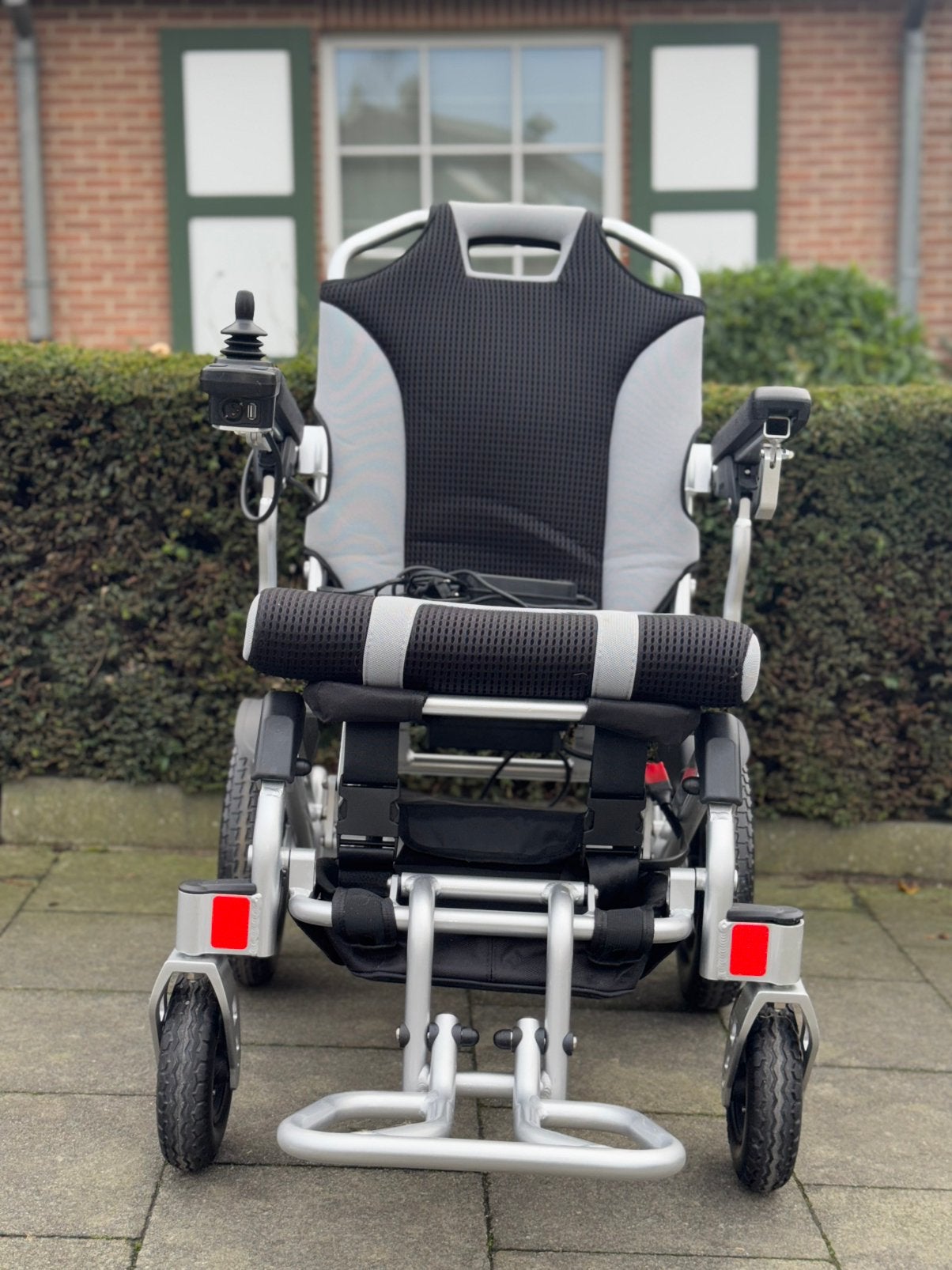 Opvouwbare Plooibare elektrische rolstoel nieuwstaat, Diversen, Ophalen of Verzenden, Inklapbaar, Zo goed als nieuw, Elektrische rolstoel