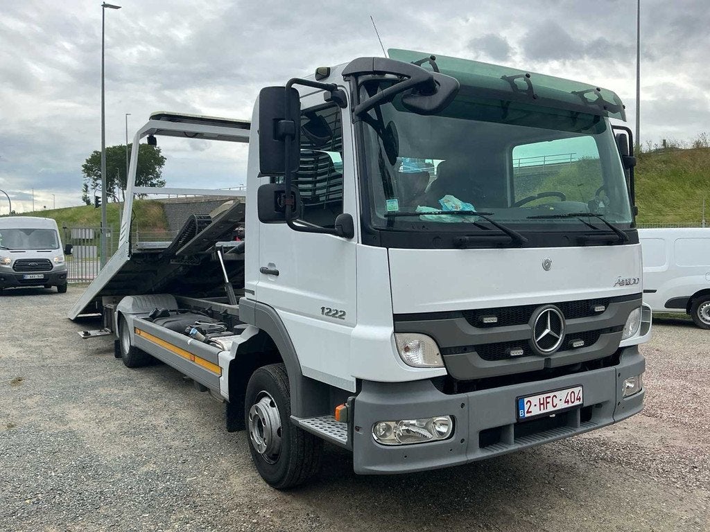 2012 Mercedes-Benz Atego 1222 takelwagen met Isoli schuifpla, Auto's, Vrachtwagens, Euro 5, Overige brandstoffen, Mercedes-Benz