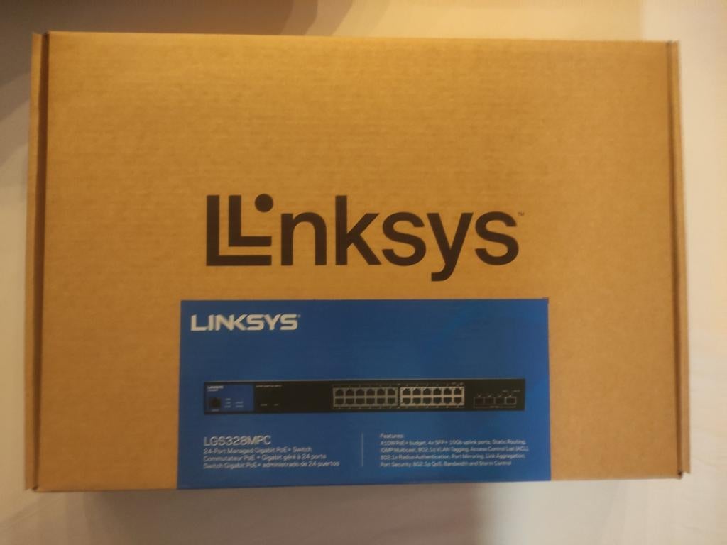 Linksys LGS328MPC netwerkswitch, Ophalen of Verzenden
