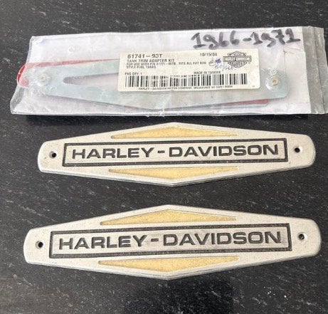 Harley Davidson panhead servicar tankemblemen, Motos, Envoi, Comme neuf