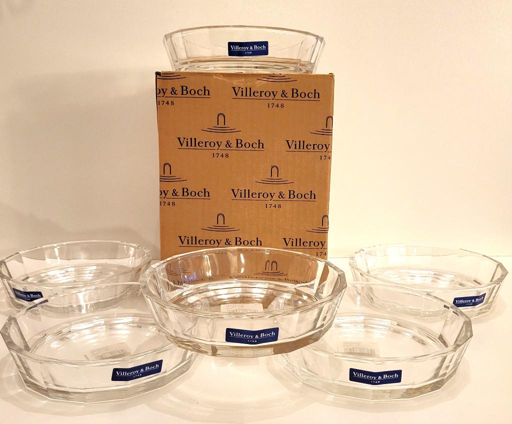 ✔️Villeroy & Boch kristallen schaal X6, Antiek en Kunst, Antiek | Servies compleet, Verzenden