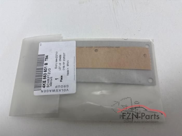 Audi E-Tron Embleem Logo achterklep, Ophalen of Verzenden, Gebruikt