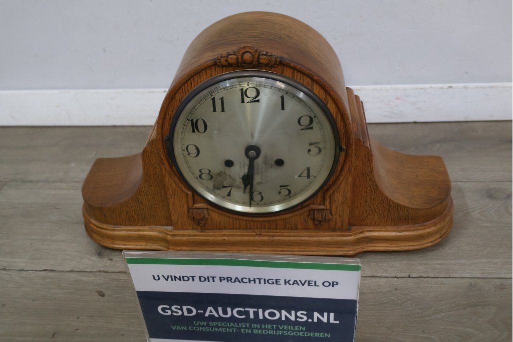 Antieke houten mantelklok, Antiek en Kunst