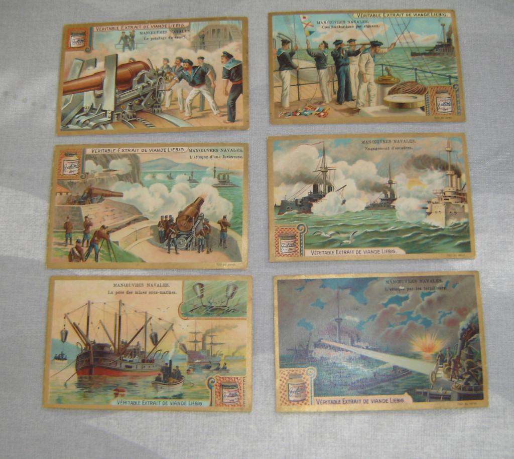 Chromos Liebig S705 avec bocaux, Collections, Avant 1940, Gravure, Utilisé, Autres sujets/thèmes