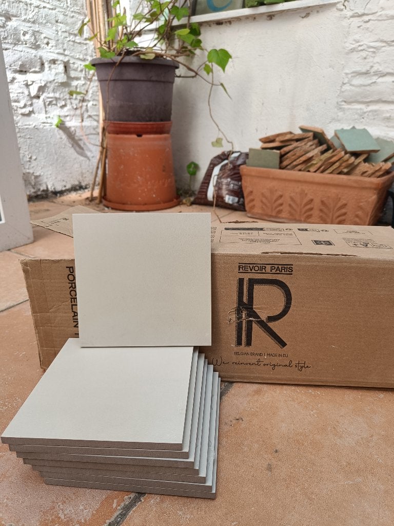 20m² Carrelage Gris Revoir Paris, Enlèvement, Neuf