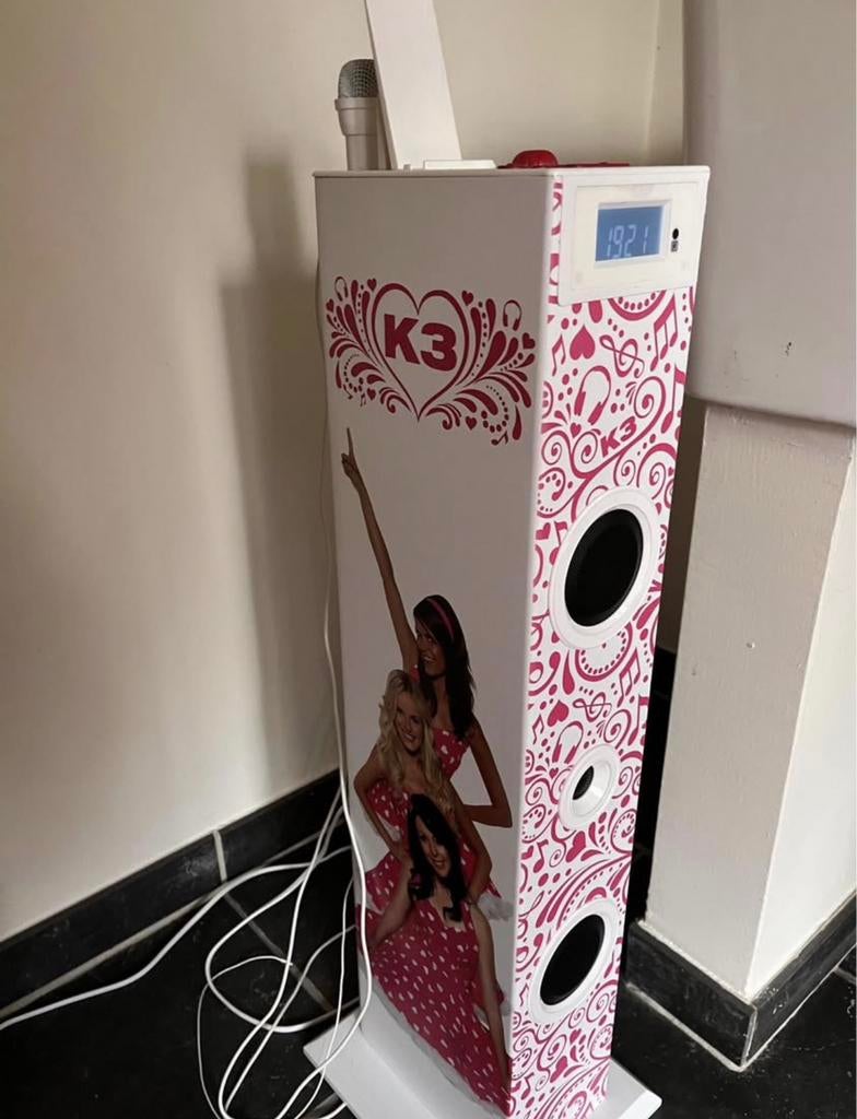 K3 sing along karaoke toren met muziek, Ophalen of Verzenden, Zo goed als nieuw, Muziek
