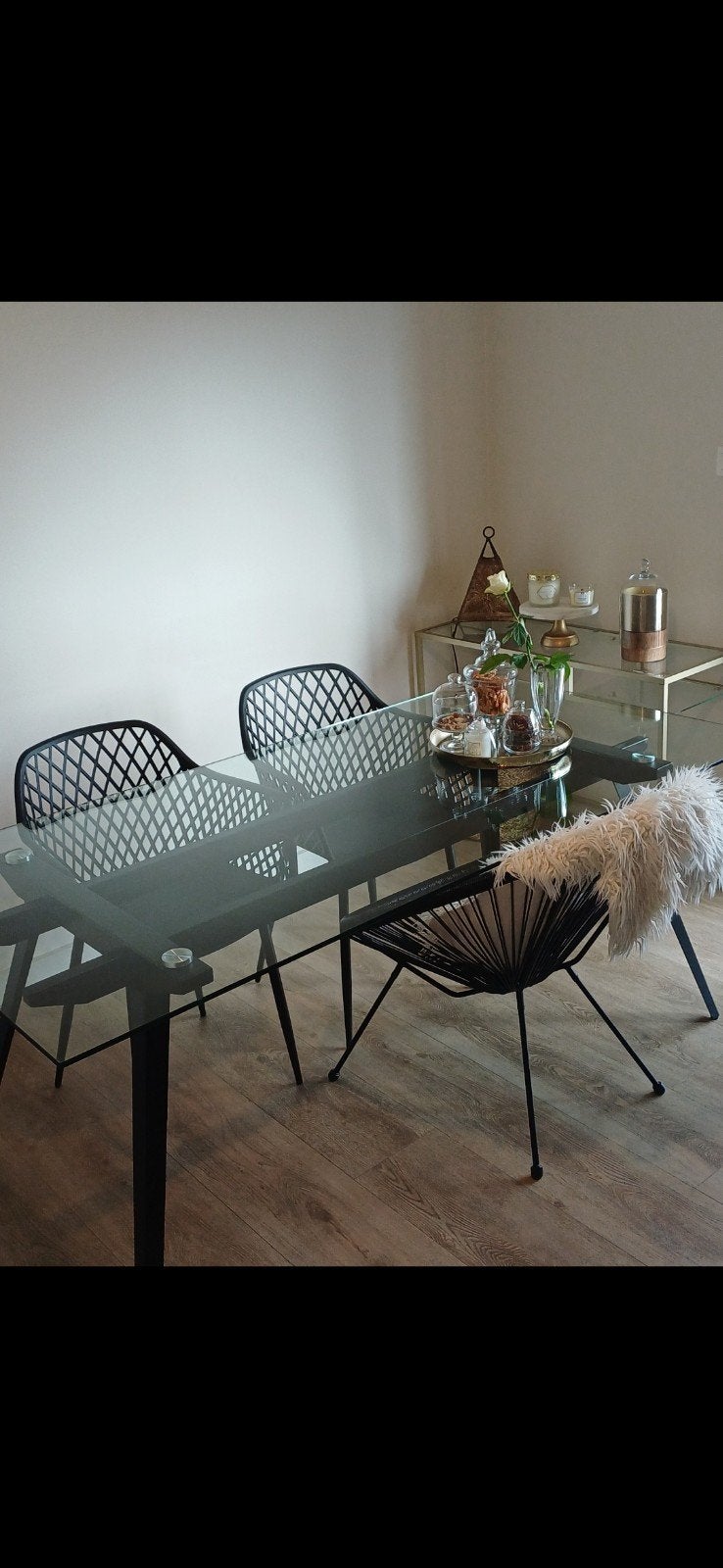 100 euro  glazen eettafel, Ophalen