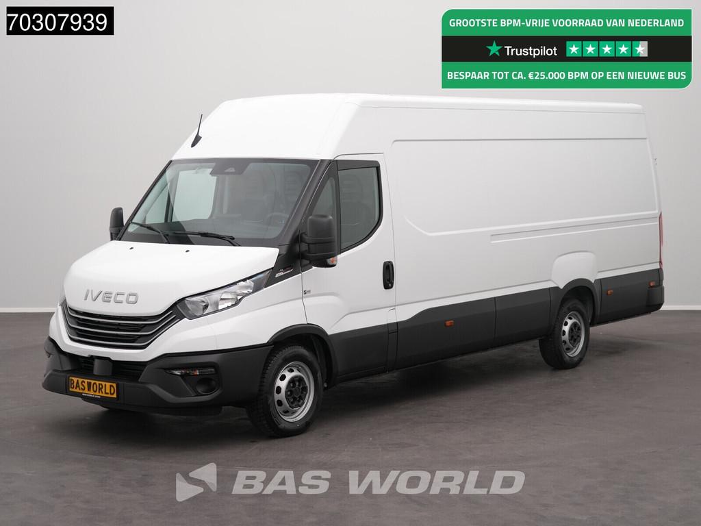 Iveco Daily 35S18 3.0L Automaat L3H2 180PK ACC Airco Camera, Auto's, Bestelwagens en Lichte vracht, Automaat, Stof, Euro 6, 4 cilinders