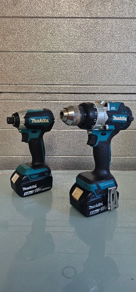 Makita Schroefmachine en Slagmoersleutel, Doe-het-zelf en Bouw, Gereedschap | Boormachines, Ophalen, Gebruikt, 600 watt of meer