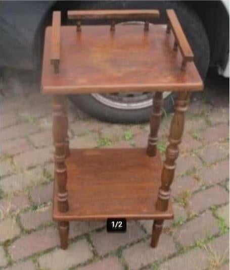 Mooi Retro Houten Telefoontafeltje - 38x31x78, Ophalen of Verzenden, Huis en Inrichting