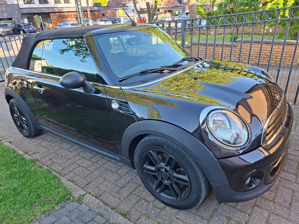Mini One Cabrio/1.6i/11-2015/Clim/NOUVEL EMBRAYAGE/Capteurs, Auto's, Mini, Stof, 4 cilinders, Zwart, Bedrijf