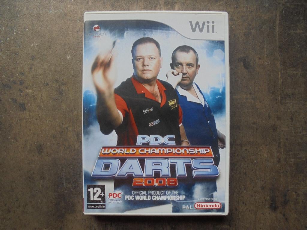 PDC World Championship Darts 2008 voor Wii (zie foto's), Gebruikt, 1 speler, Ophalen of Verzenden, Sport