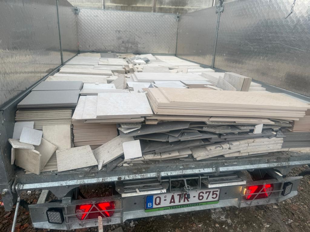 Opruimen, afvoeren restafval  steenpuin, Onderhoud of Restauratie