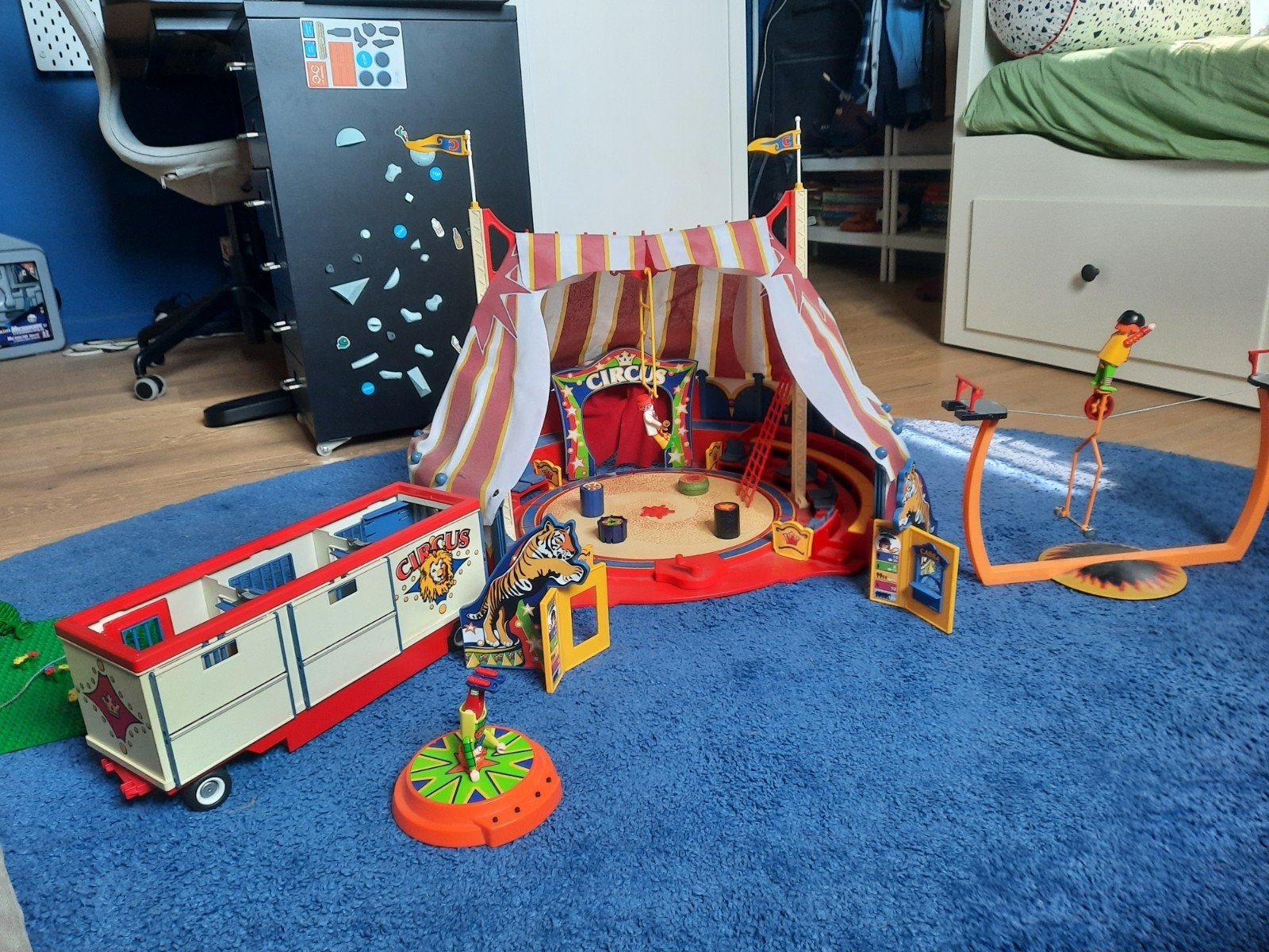 Playmobil circus plus uitbreidingen, Ophalen of Verzenden, Zo goed als nieuw, Gebouw