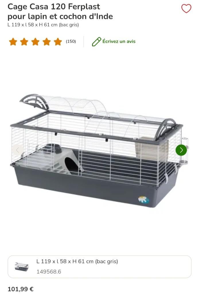 Cage cobaye 120 cm, Animaux & Accessoires, Rongeurs & Lapins | Cages & Clapiers, Utilisé, Cage, 60 à 90 cm, 110 cm ou plus, Cobaye