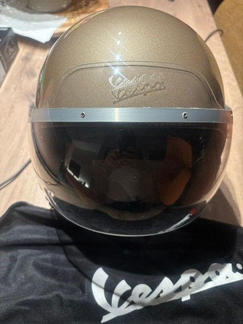 originele Vespa helm, Motos, Casque jet, Neuf, sans ticket, XS, Autres marques