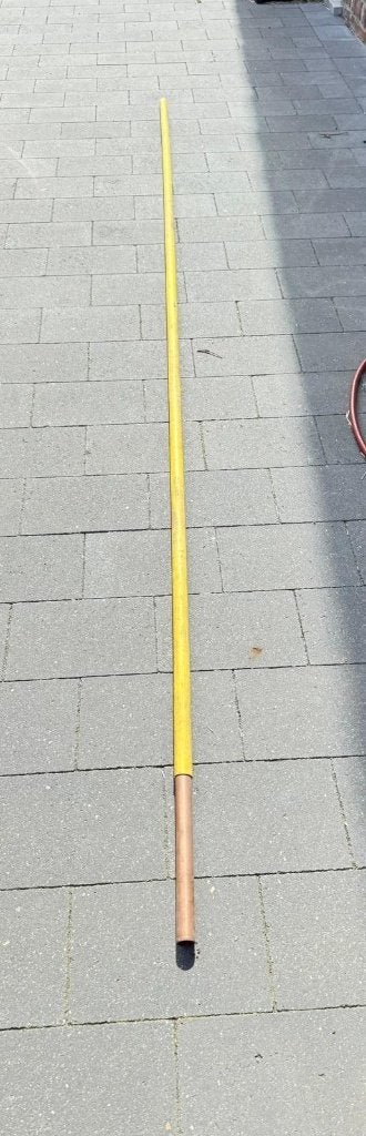 Tube à gaz en cuivre avec enveloppe jaune 28x1 de 3,6mètres, Bricolage & Construction, Neuf, 2 à 4 mètres, Autres types, Autres matériaux