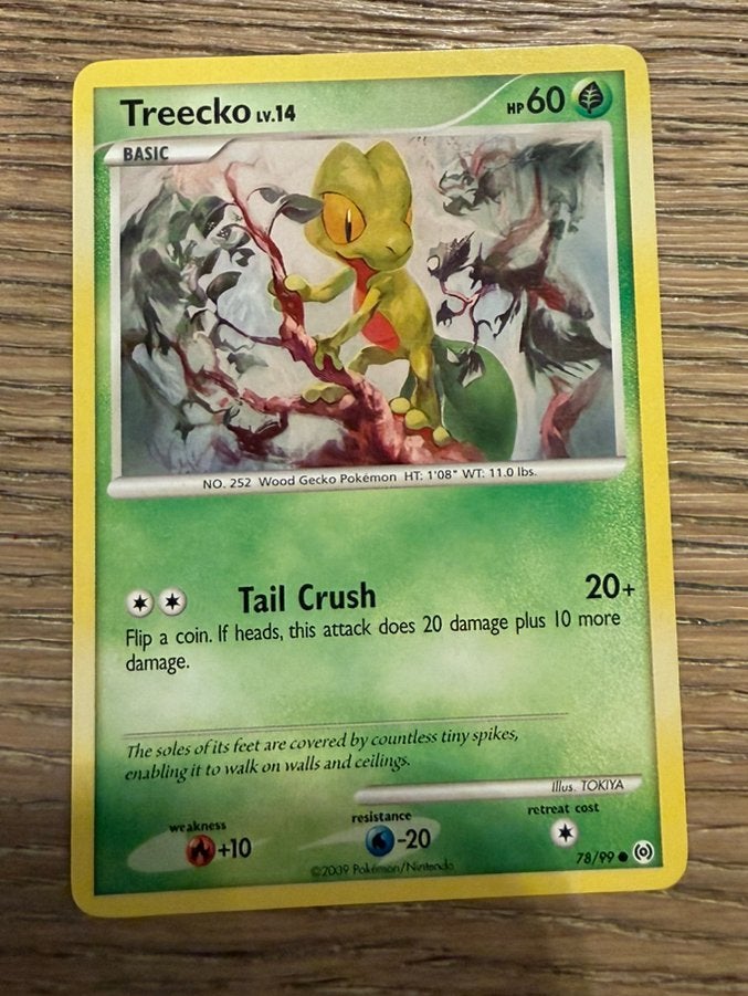 Pokémon Treecko 78/99 – Platinum Arceus 2009, Enlèvement ou Envoi, Comme neuf