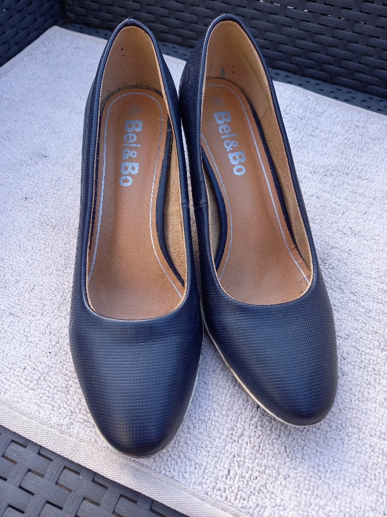 Pump maat 38, blauw, Ophalen, Pumps, Blauw, Bel & Bo
