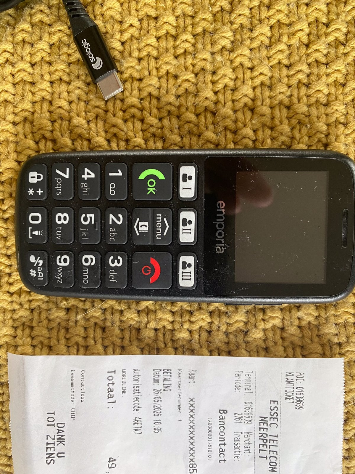 Gsm met grote toetsen, Telecommunicatie, Ophalen, Zo goed als nieuw