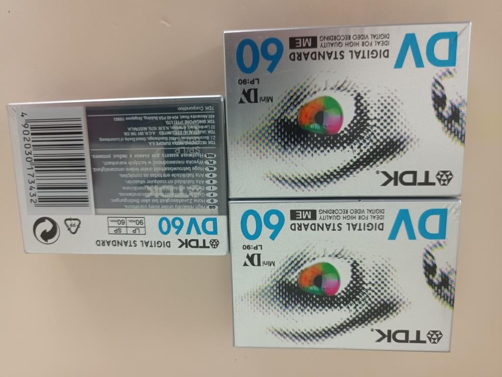 Tdk digital video recording 60 min geseald, Cd's en Dvd's, Cassettebandjes, Ophalen of Verzenden