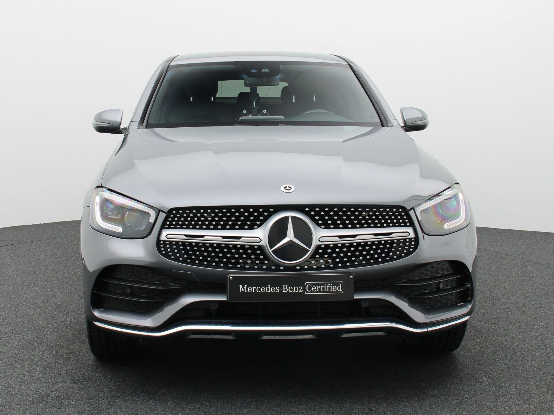 Mercedes-Benz GLC 300 de 4MATIC Coupé + AMG LINE + BURMESTE, Autos, Cuir, Argent ou Gris, 143 kW, Euro 6