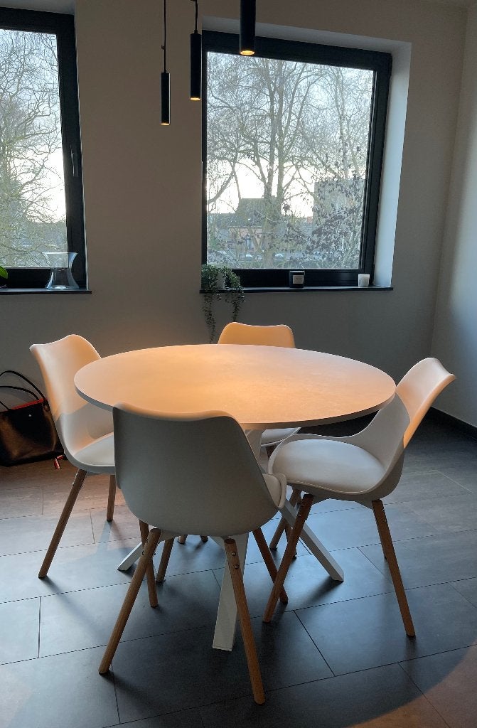 Eettafel, Ophalen, Overige materialen, Rond, Zo goed als nieuw