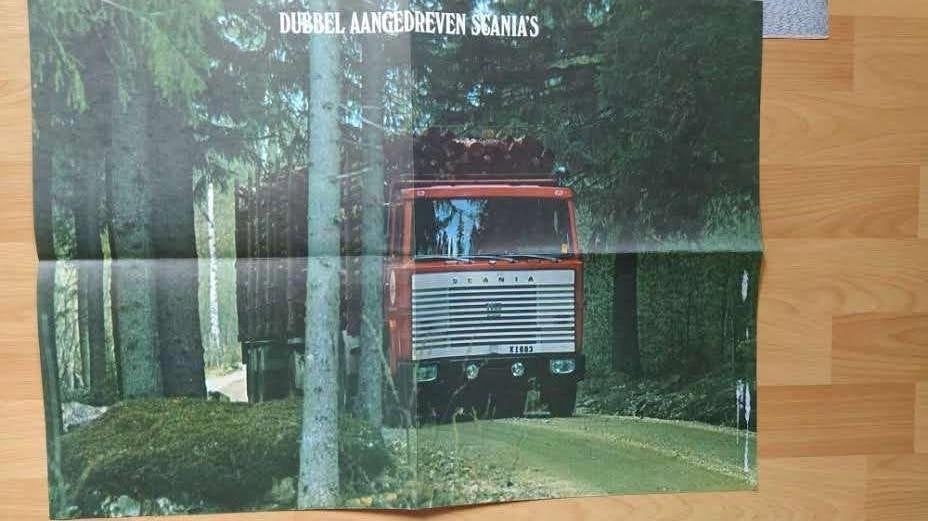OUDE SCANIA VABIS BROCHURES, 1963-1966, Ophalen of Verzenden, Gelezen, Overige merken