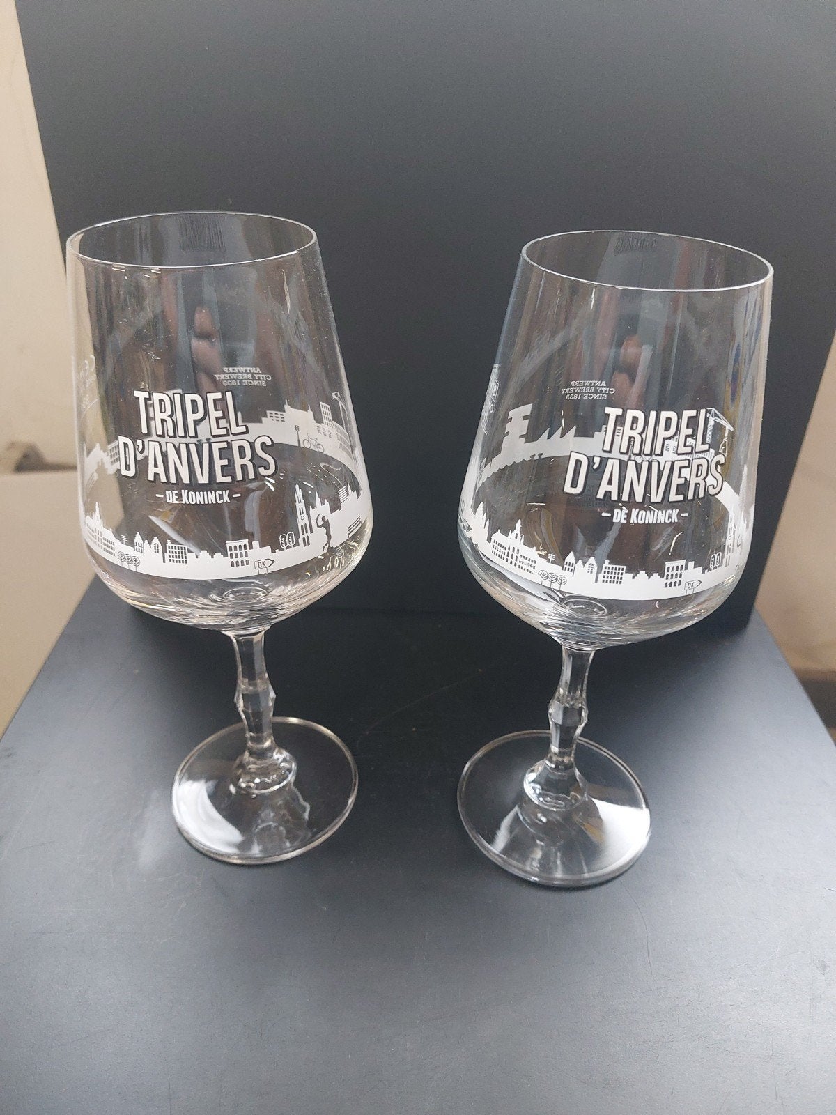 Verres à bière Triple d Anvers, Collections, Enlèvement ou Envoi, Neuf, Verre à bière