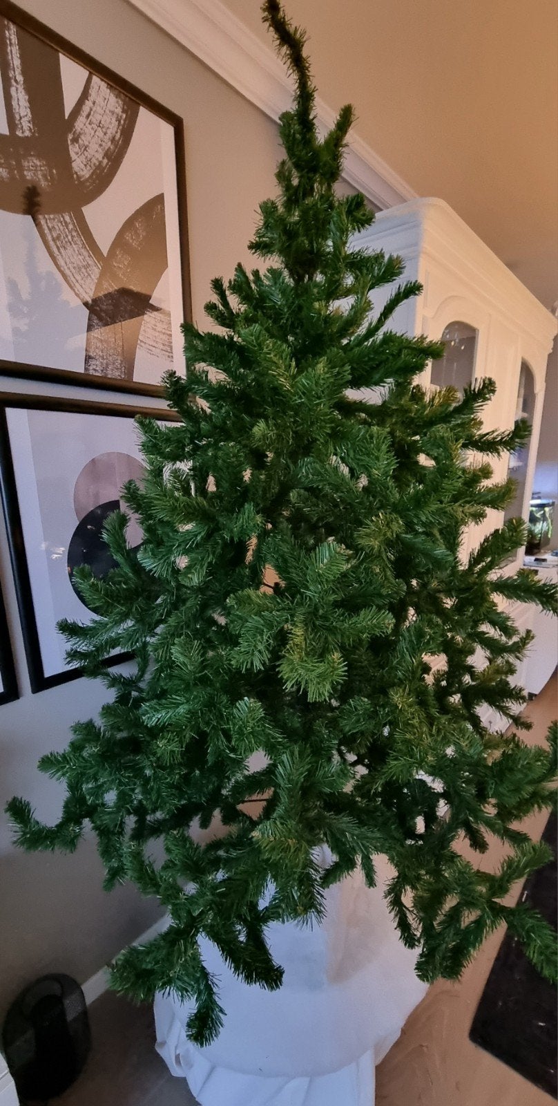 Kerstboom met voet 185cm perfecte staat, Ophalen, Zo goed als nieuw