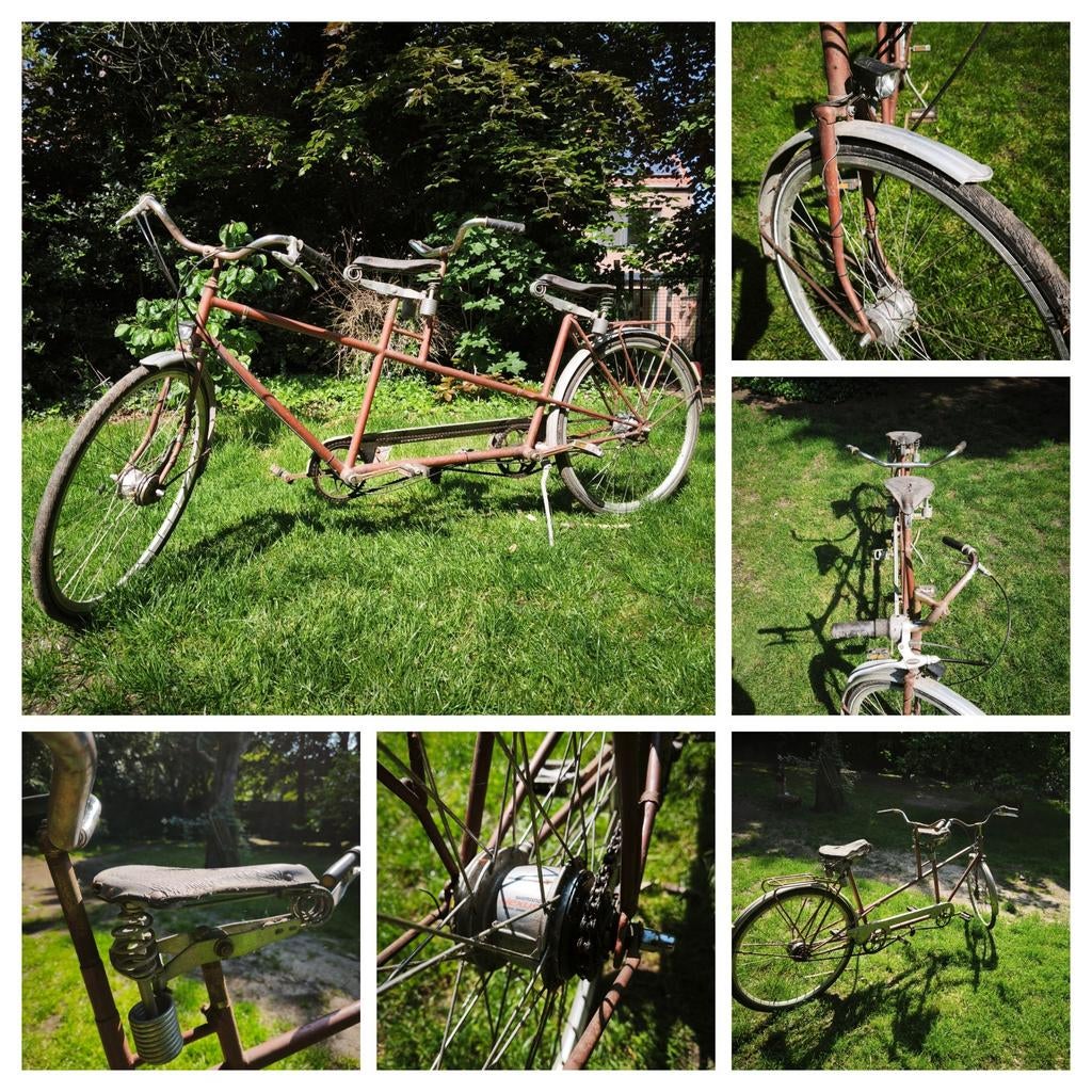 Tandem te koop, nexus 7, naafdynamo, antilekband, rijklaar, Fietsen en Brommers, Ophalen