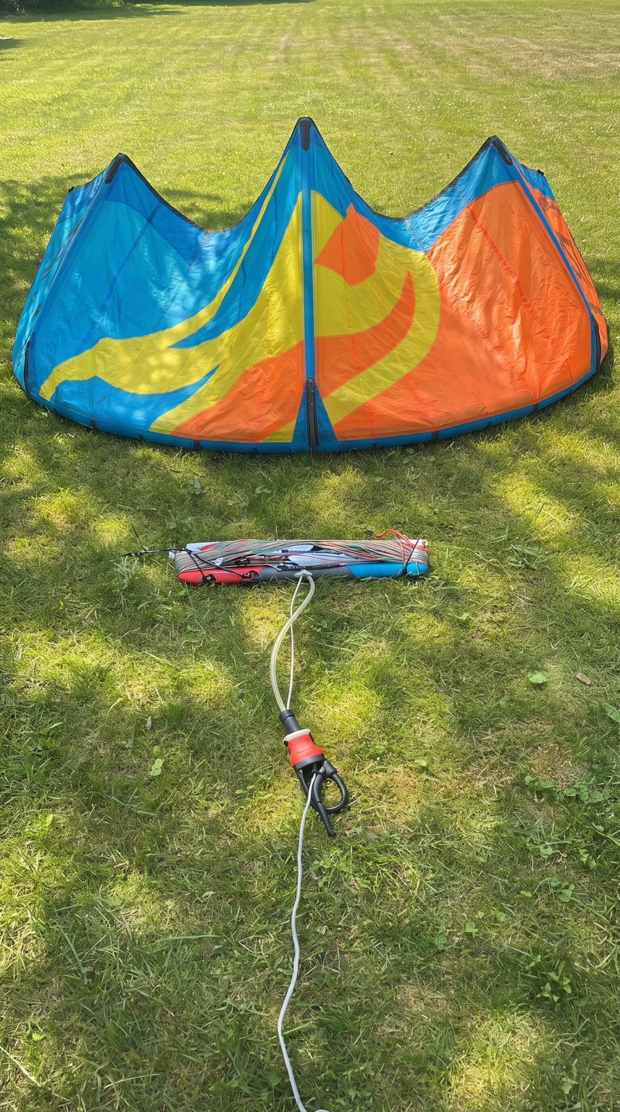 Kite + bar F1 Bandit. Taille 7 m, Enlèvement, Comme neuf, Kite