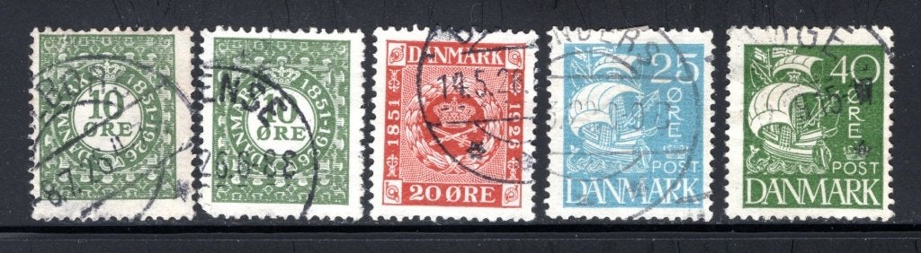 DANEMARK Lot année 1926-1927 timbré, Envoi, Danemark, Affranchi